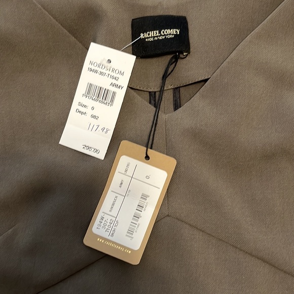 NWT Rachel Comey Bash top in army green - Picture 3 of 12